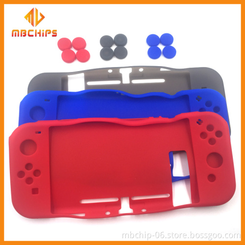2017 New Silicone Case for Nintendo Switch Anti-scatch Sweatproof Silicone Protective Skin Cover for Nintendo Switch